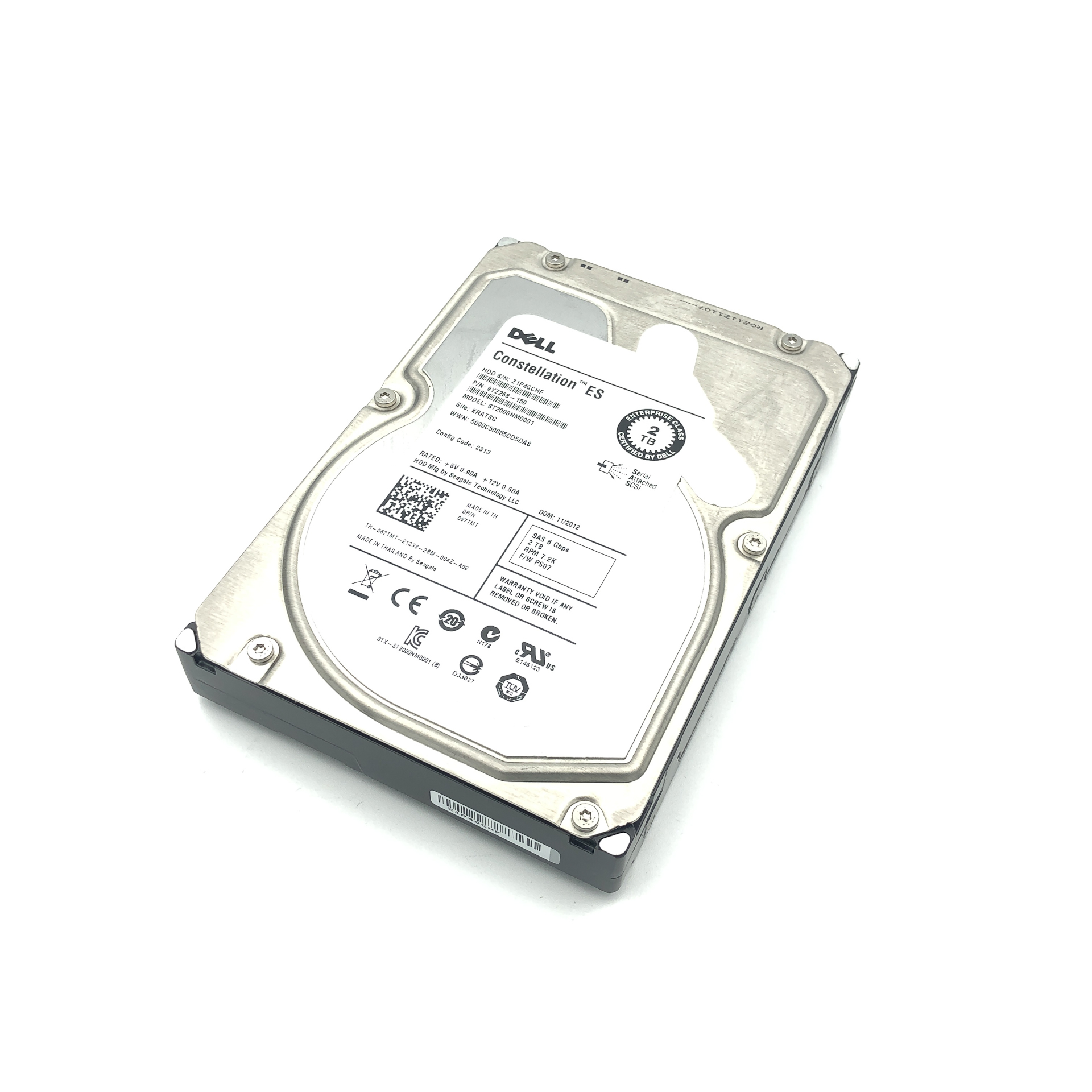 Dell 2 TB SAS 7.2K 3.5" 6G HDD 067TMT