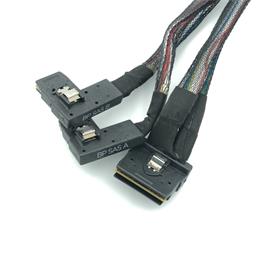 DELL SAS Backplane Cable / Datenkabel - 2x SFF 8087 to 1x Double Wide - PowerEdge R620 / R720 - 0TK2VY / TK2VY