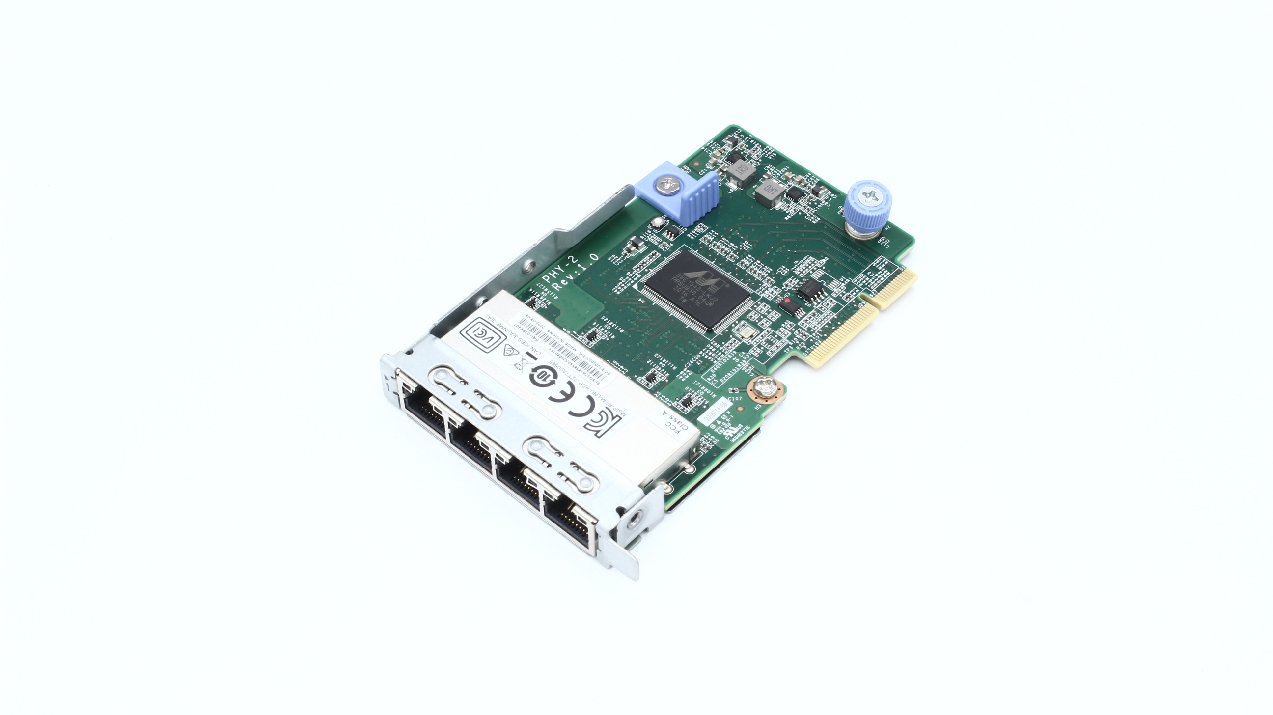 Lenovo Quad Port 1G RJ45 Ethernet LOM Adapter (88E1543) 01PE407 7ZT7A00545